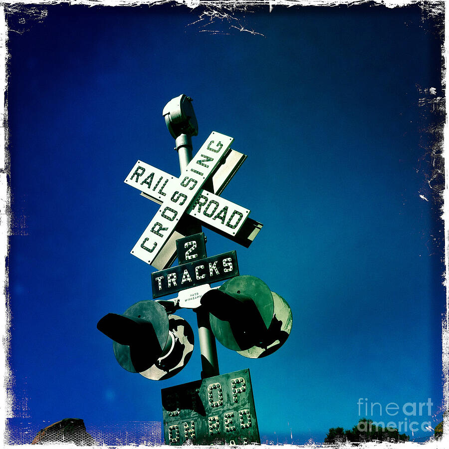 Railroad Crossing Photograph by Nina Prommer