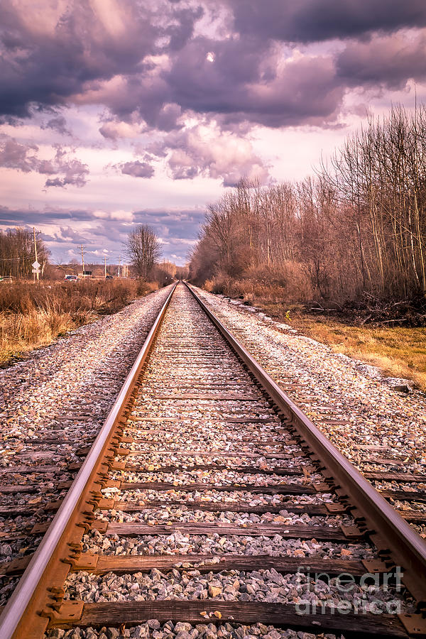 Railroad in Vermont Photograph by Claudia M Photography