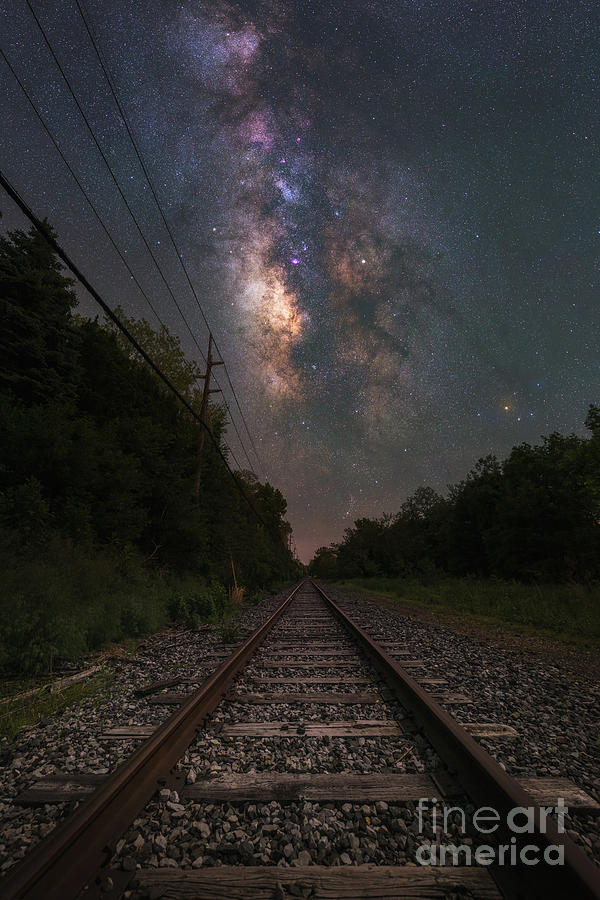 Railroad To The Stars  Photograph by Michael Ver Sprill