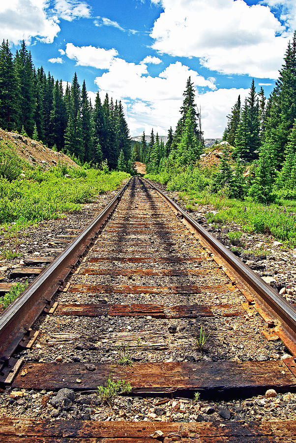 Railroad Track Photograph - Railroad track by Glenn W Smith