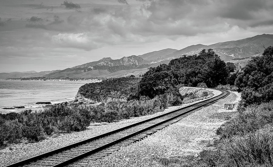 Railroad Tracks by the Sea Photograph by R Scott Duncan
