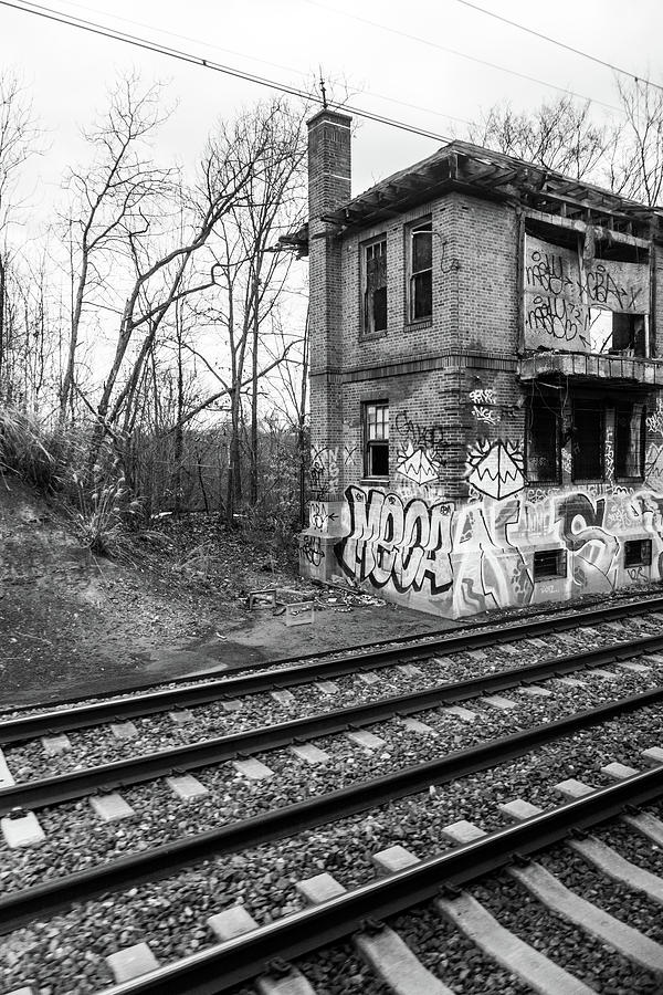 Railside Station Graffiti Photograph by SR Green