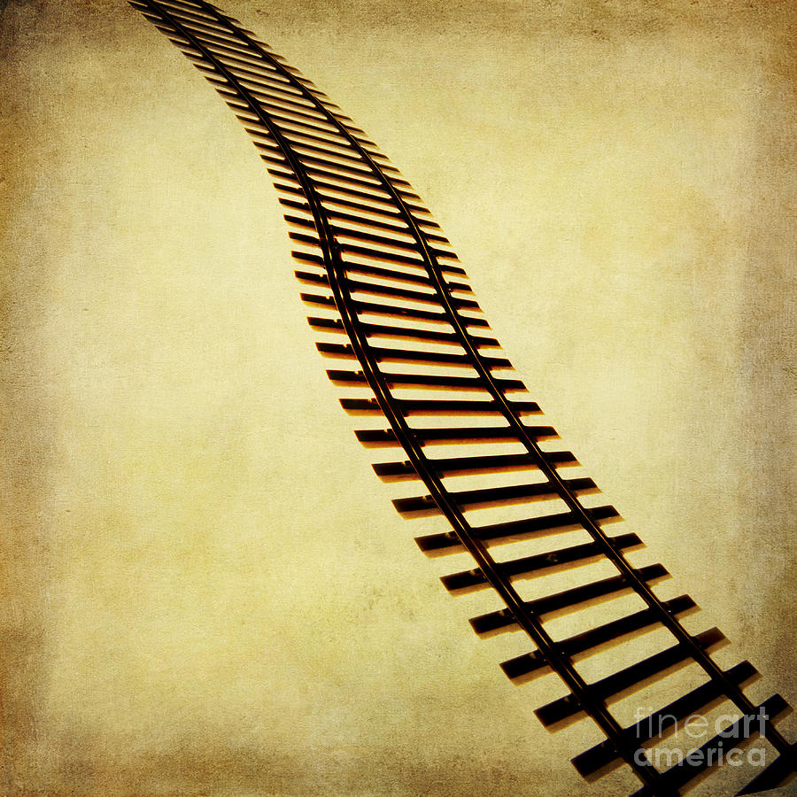 Close Up Photograph - Railway by Bernard Jaubert