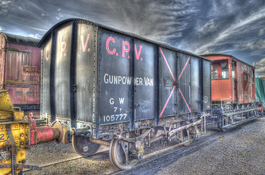 Railway Gunpowder Wagon Photograph by Chris Thaxter