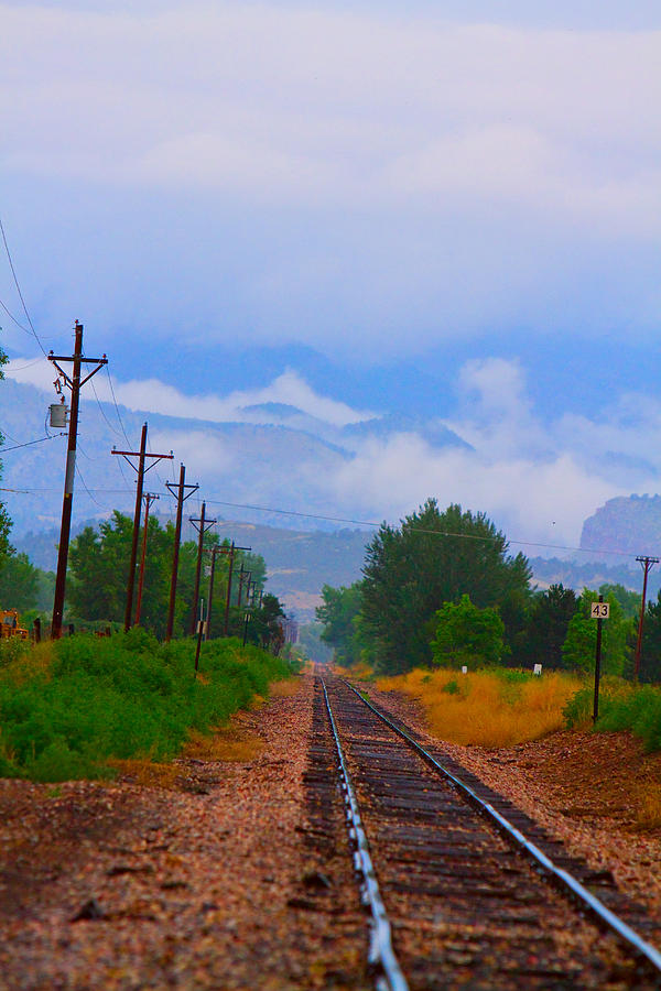 Railway into the Clouds Vertical Photograph by James BO Insogna