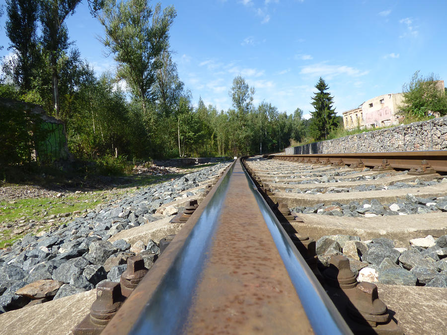 Railway line Photograph by Miroslav Nemecek