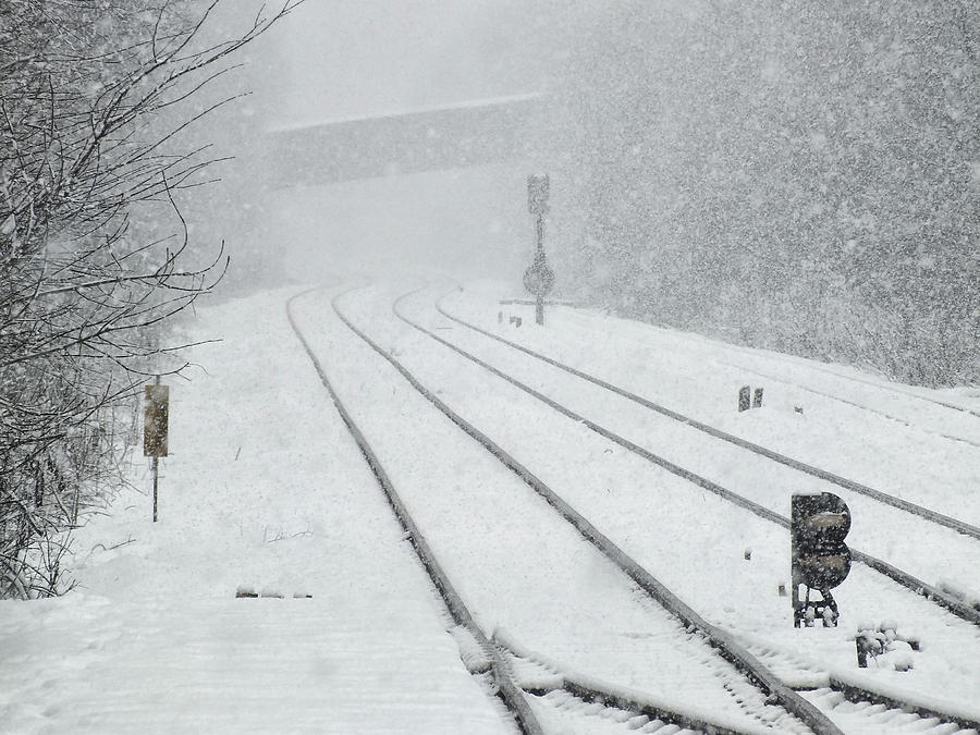 Railway Snow Photograph