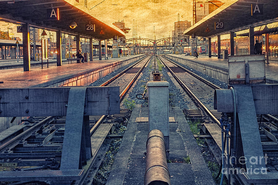 Railway Station Photograph by Jutta Maria Pusl