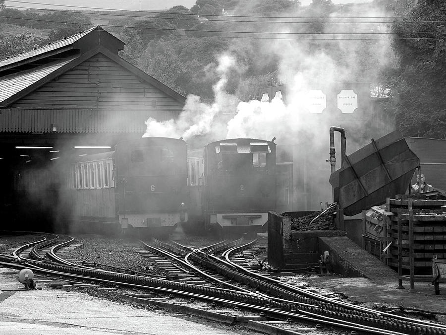 Train Photograph - Railway Yard by Graham Taylor