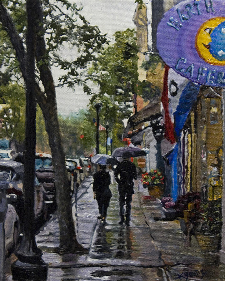 Rain #6 Painting by Kenneth Young