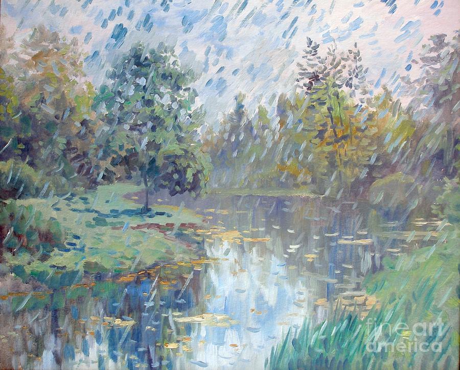 Nature Painting - Rain by Andrey Soldatenko