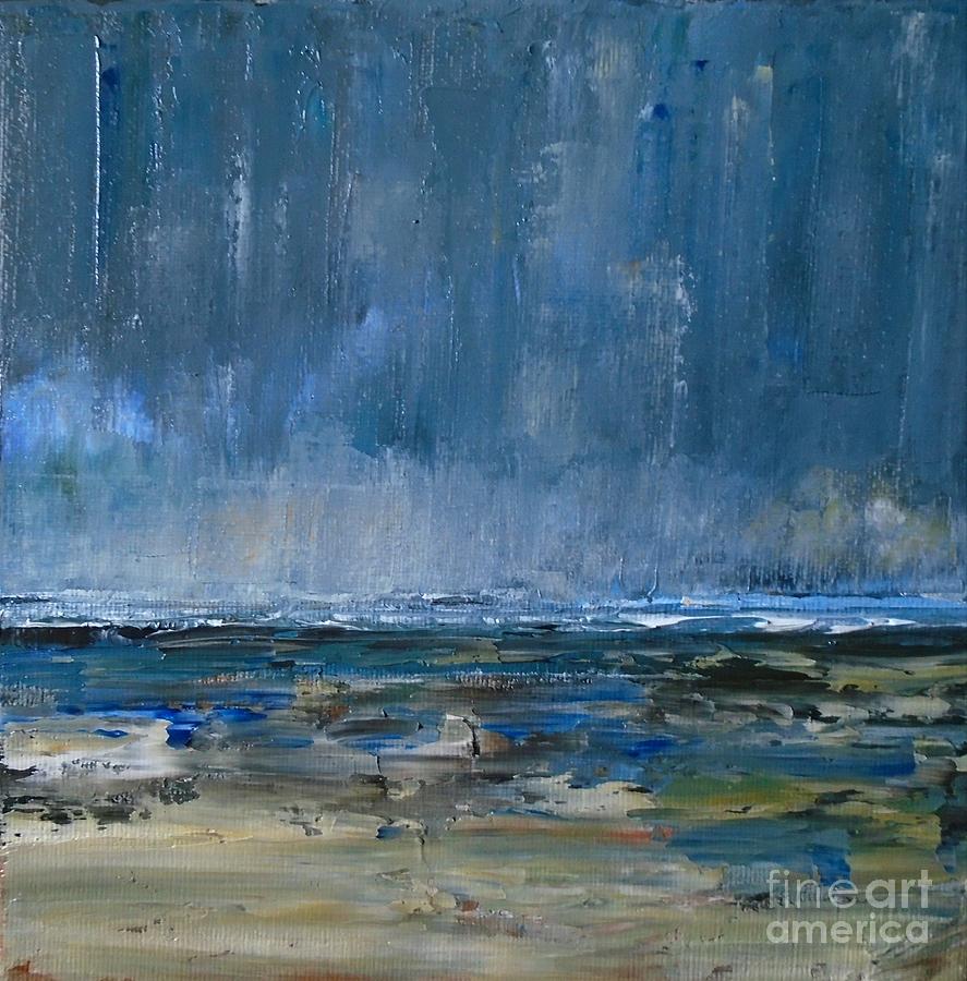 Rain Painting by Angela Cartner