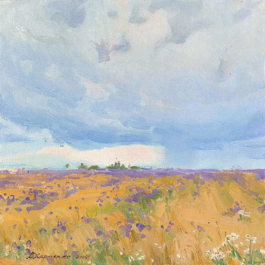 Rain At The Horizon Painting