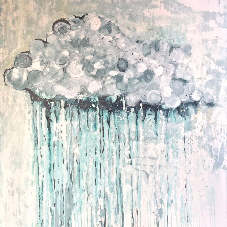 Rain Cloud Painting By Ann Tygett Jones