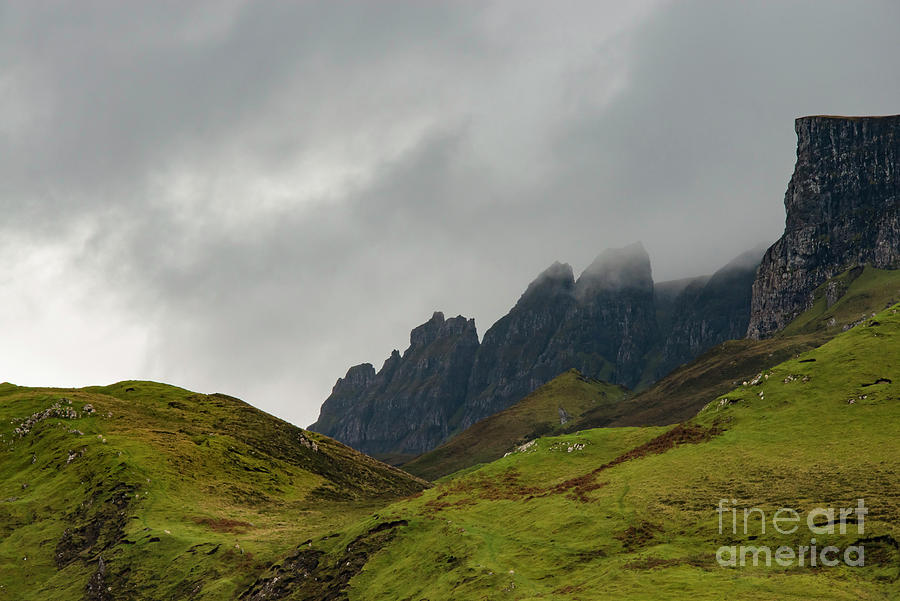 Rain Clouds over Skye Photograph by Bob Phillips