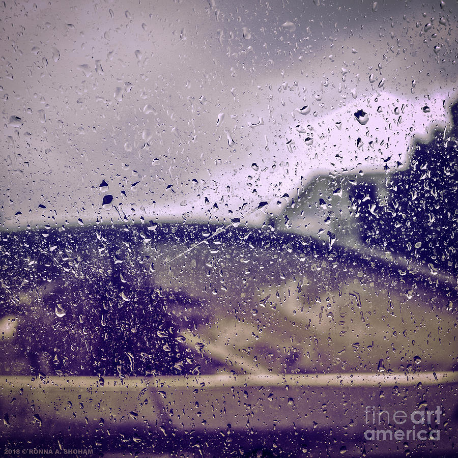 Rain Drops - Modern Photography By Ronna A Shoham Photograph