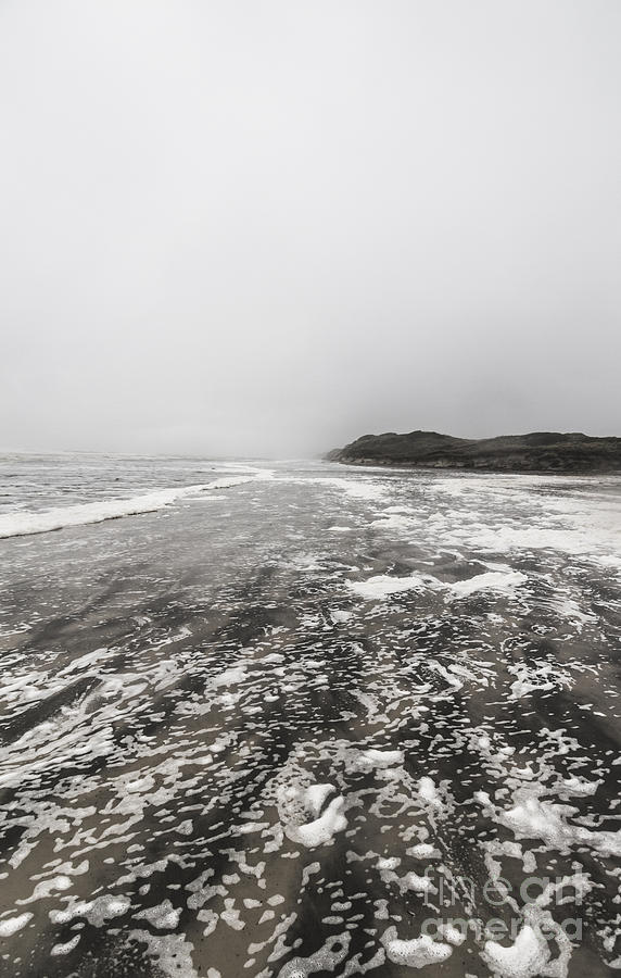 Rain fog and wind seascape Photograph by Jorgo Photography