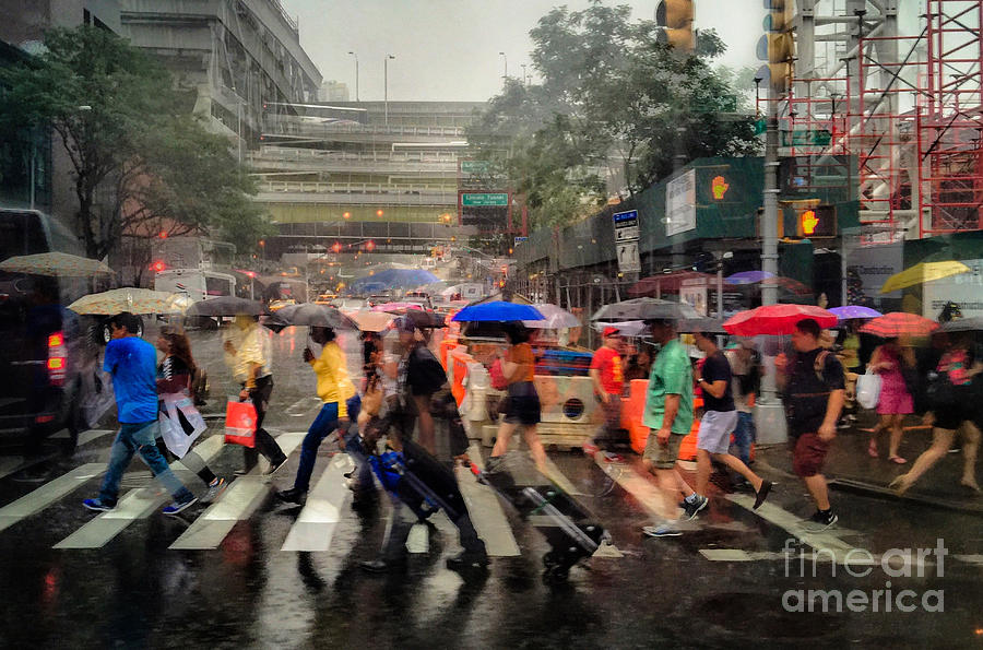 Umbrella Photograph - Rain Haters by Angelo Merluccio