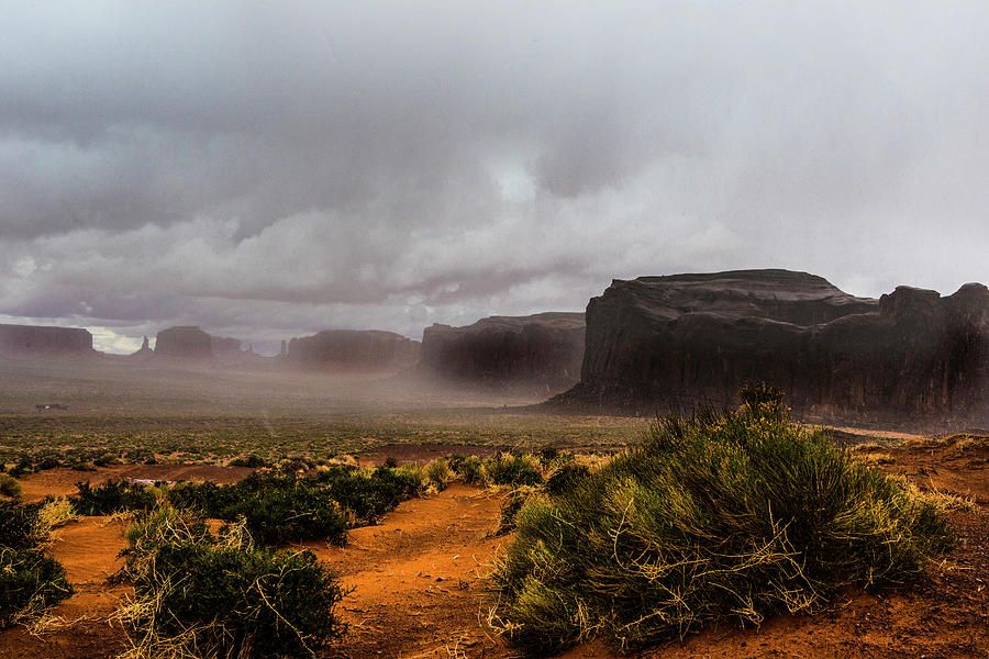 Rain Photograph - Rain in Monument Valley by Roy Nierdieck Rain Photograph - Rain in Monument Valley by Roy Nierdieck