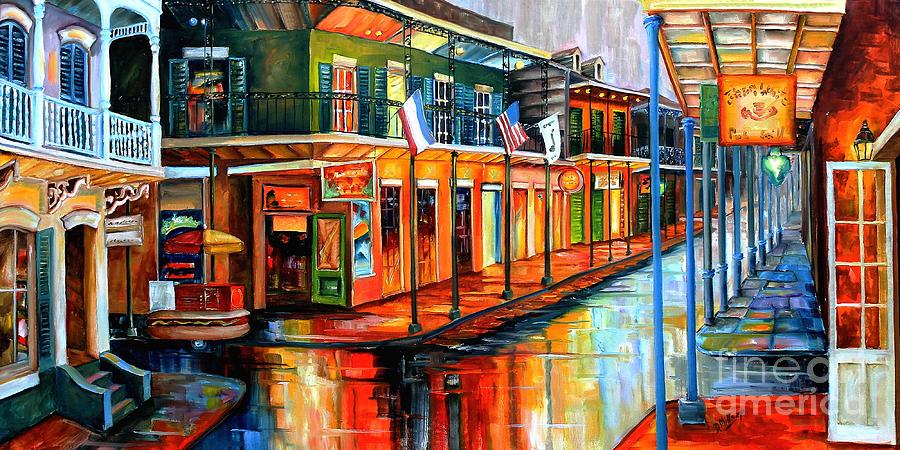 Rain in the Big Easy Painting by Diane Millsap