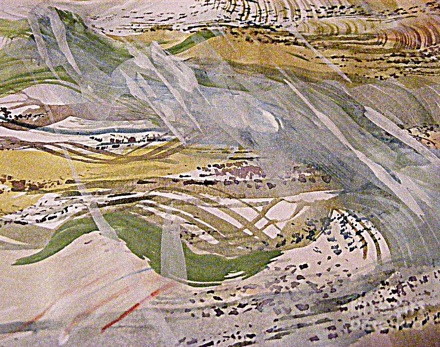 Rain in the  Valley Painting by Nancy Kane Chapman