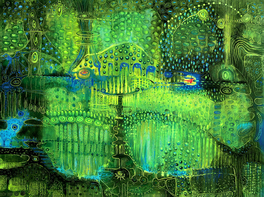 Rain Land II Painting by Lolita Bronzini