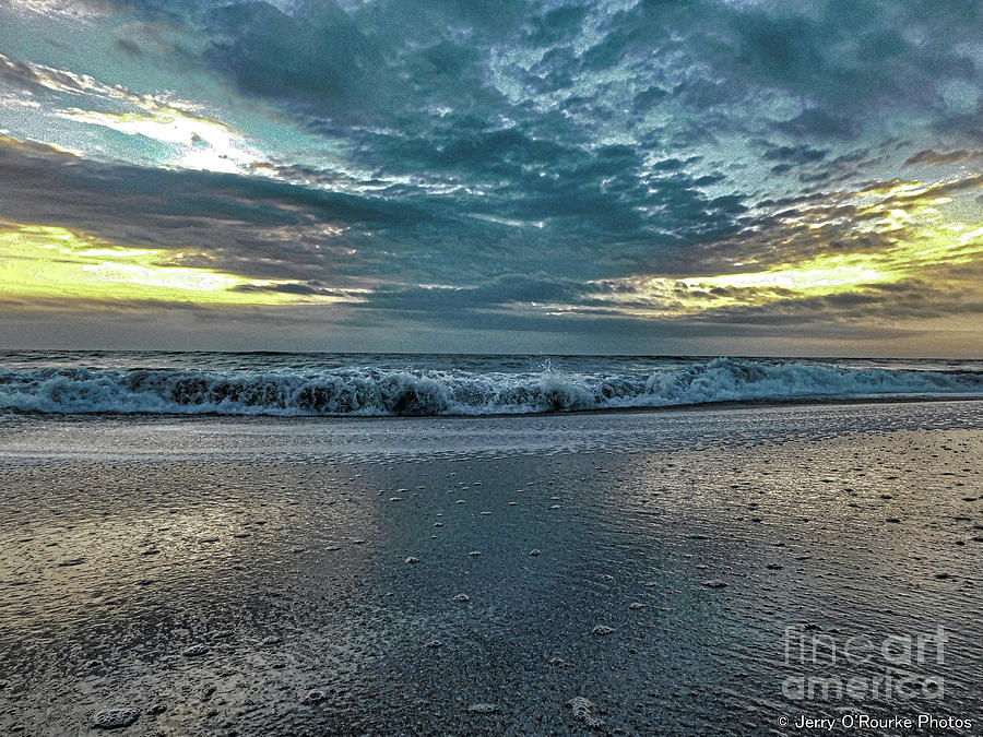 Rain On The Beach Photograph by Jerry O'Rourke