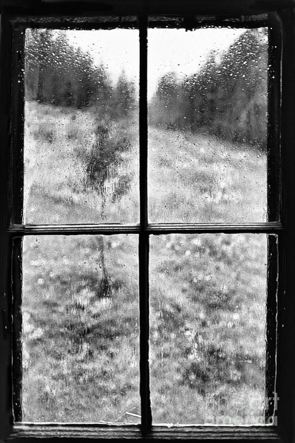 Rain on the Window C2G Photograph by Ken DePue