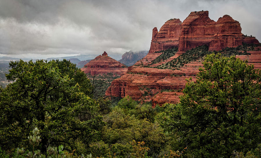 Rain Over Red Rocks  Photograph by Saija Lehtonen