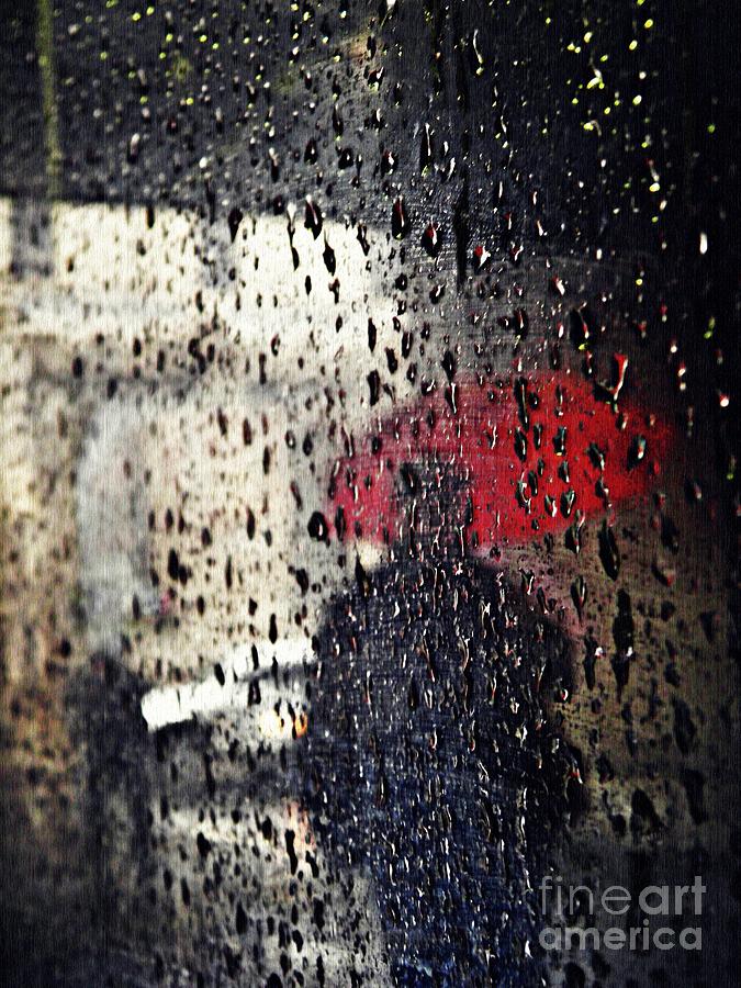 Umbrella Photograph - Rain by Sarah Loft
