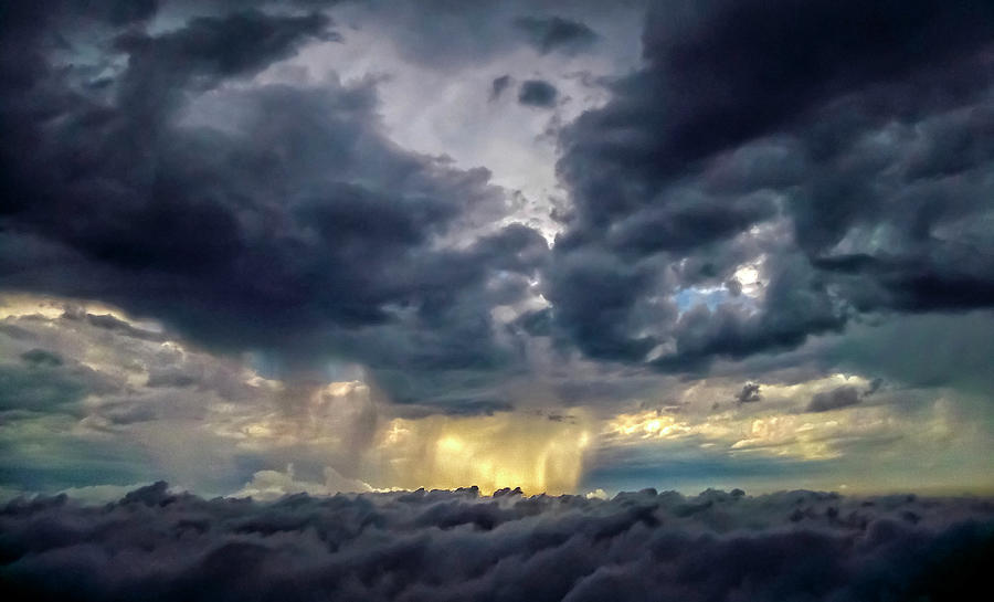 Rain Shafts from Thunderstorm 2011 HDR by Greg Reed Rain Shafts from Thunderstorm 2011 HDR by Greg Reed