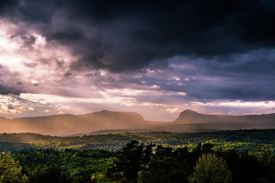 Rain Showers over Willoughby Gap Photograph by Tim Kirchoff