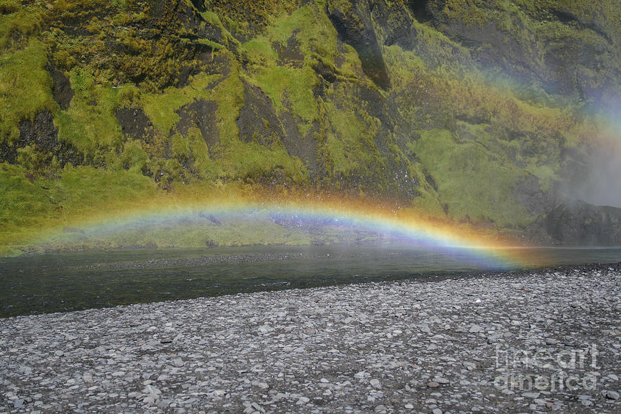 Rainbow above river Photograph by Patricia Hofmeester
