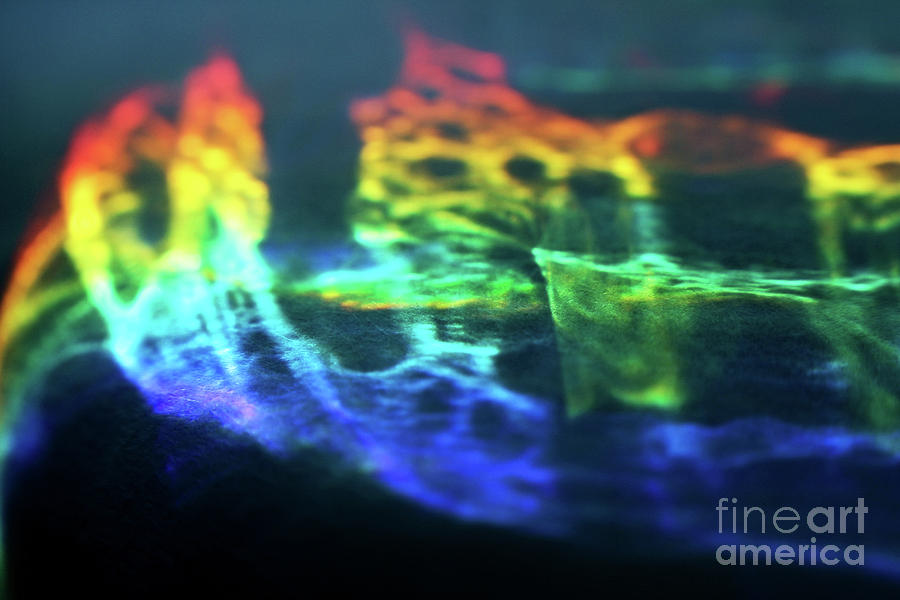 Rainbow Abstract Art #9 Photograph by Deb Schense