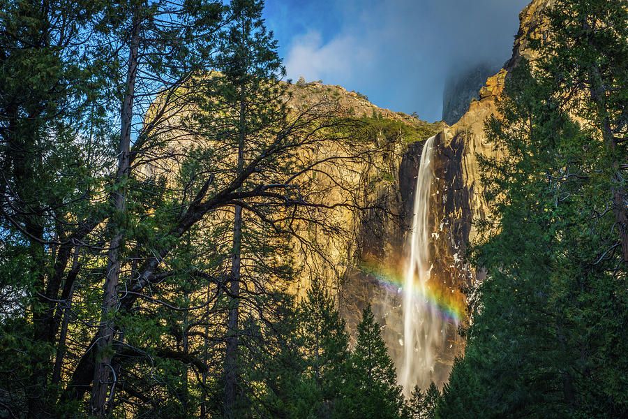 Rainbow and Bridalveil Fall Photograph by TM Schultze