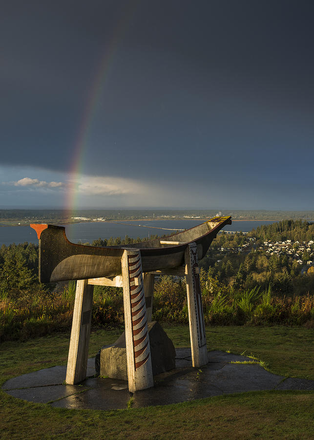 Rainbow at Coxcomb Hill Photograph by Robert Potts