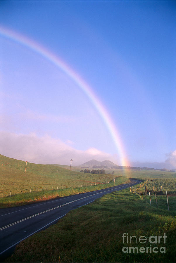 Rainbow At Parker Ranch Photograph by Greg Vaughn - Printscapes
