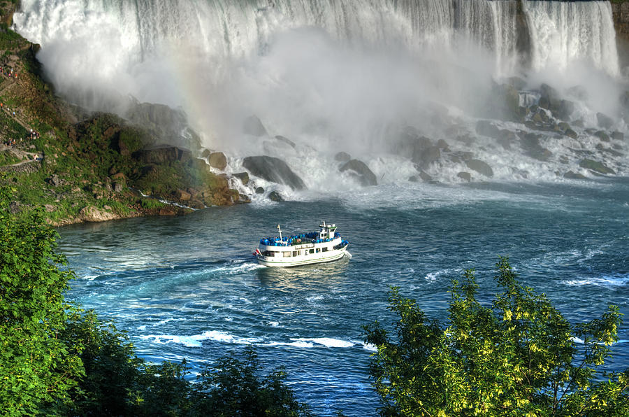 Rainbow at the Falls Photograph by Pennie McCracken