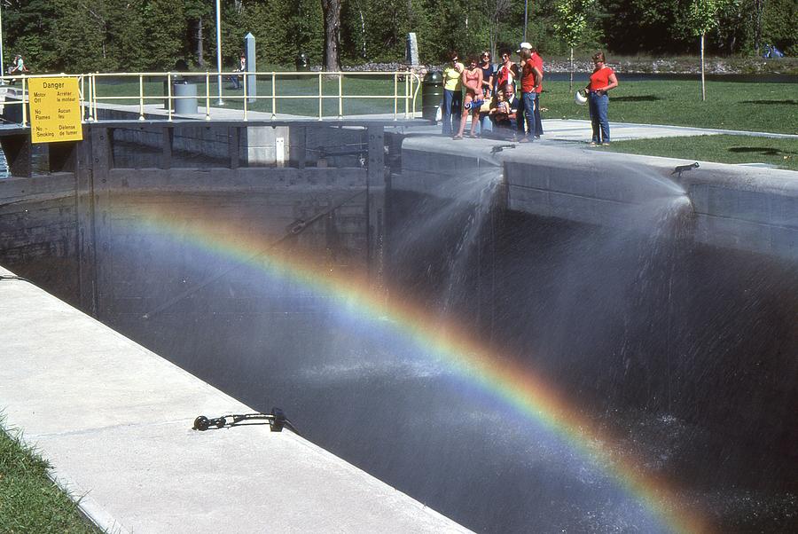 Rainbow At The Lock  Photograph by Lyle Crump