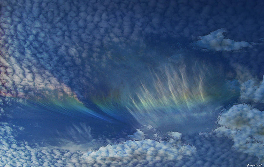Rainbow Clouds Photograph by Evelyn Patrick