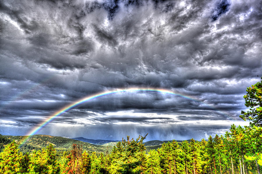 Rainbow clouds Photograph by Matt Swinden