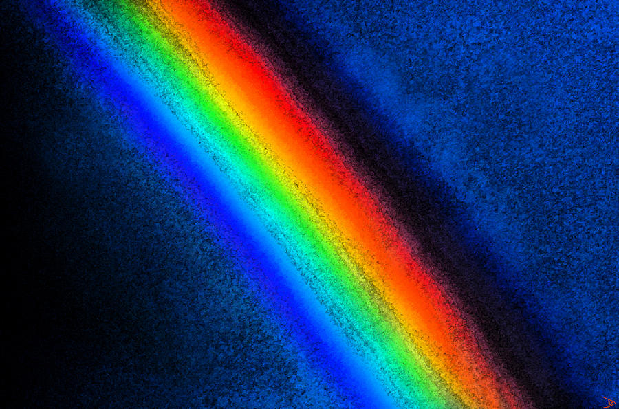 Rainbow colors Painting by David Lee Thompson