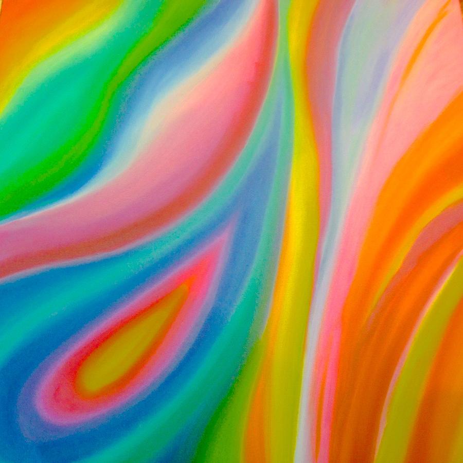 Rainbow Colors Two Painting by Dee House - Fine Art America