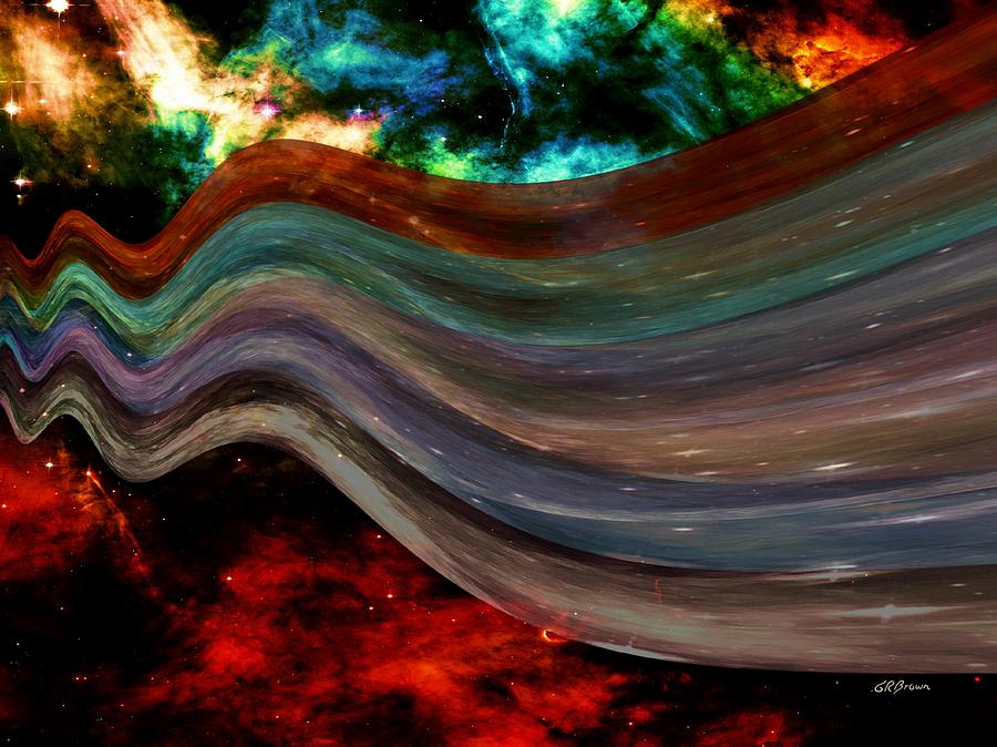 Rainbow Comet Trail Digital Art by Greg Reed Brown