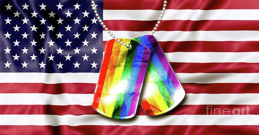 Rainbow dog tags Photograph by Benny Marty