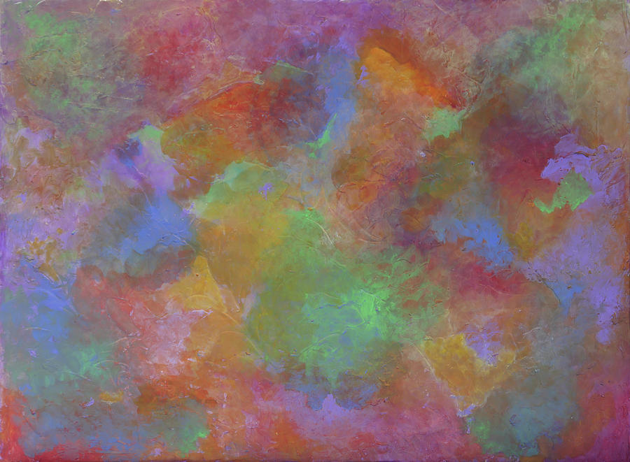 Abstract Painting - Rainbow Doorways by Ruth Drayer