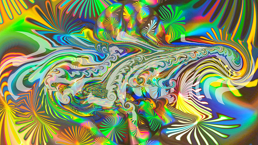 Rainbow Dragon Digital Art by Jimmie Gibb - Fine Art America