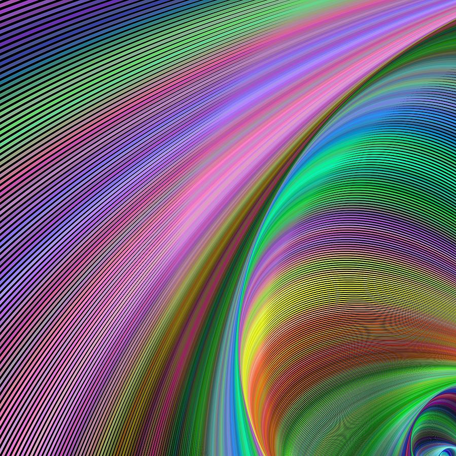 Fantasy Digital Art - Rainbow Dream by David Zydd