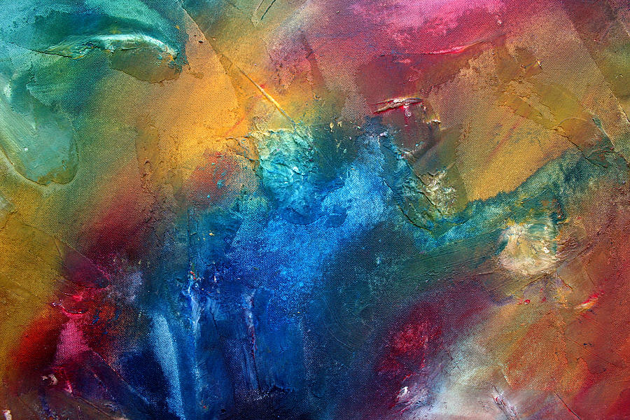 Rainbow Dreams II by MADART Painting by Megan Aroon