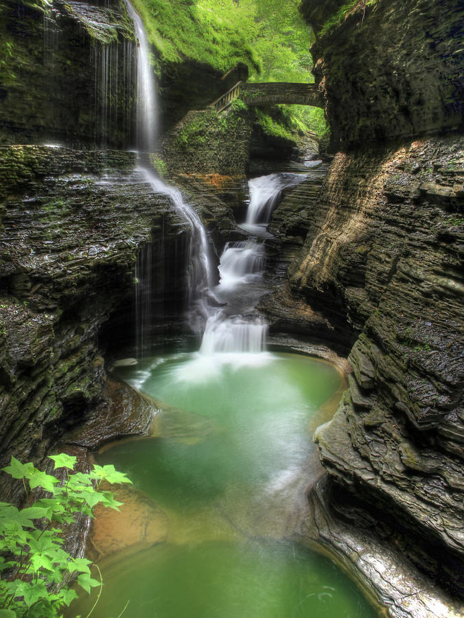 Waterfall Photograph - Rainbow Falls by Lori Deiter